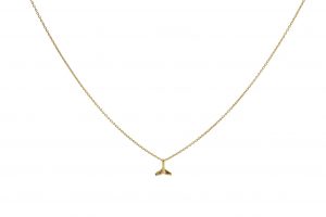 COLLAR WHALE TAIL S ORO 18K